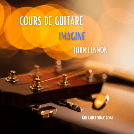 Cours de guitare Imagine John Lennon