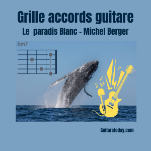 Jouez rapidement et facilement la chanson Le paradis Blanc de Michel Berger à la guitare