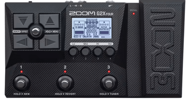 Zoom G2X Four : Révolutionnez votre son de guitare avec cette pédale multi-effets