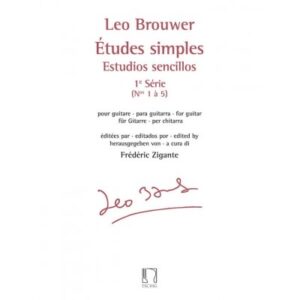 Brouwer Leo - Etudes Simples - Estudios Sencillos (serie 1)- Guitare
