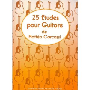 Carcassi Matteo - Etudes (25) Op.60 - Guitare