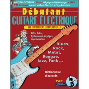 Debutant Guitare Electrique Rebillard Tab + CD