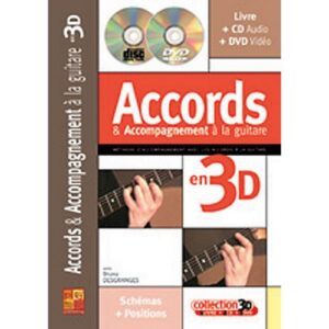 Desgranges Bruno - Accords & Accompagnements A La Guitare En 3D CD + DVD