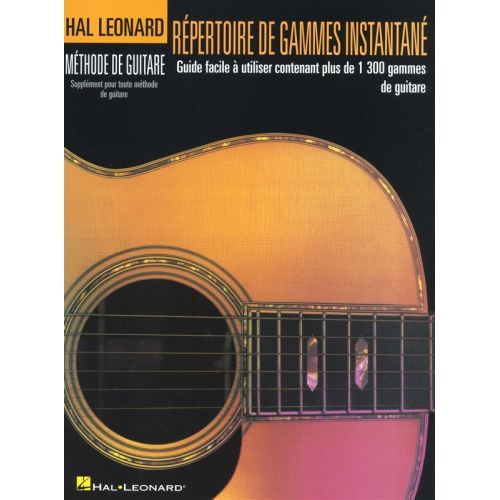 Hal Leonard Repertoire De Gammes Instantane - Guitare