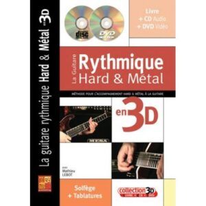 Labot Mathieu - Guitare Rythmique Hard et Metal 3D + CD + DVD - Guitare