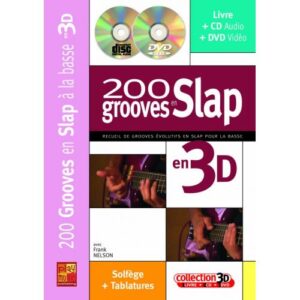 Nelson Franck - 200 Grooves En Slap En 3D CD + DVD
