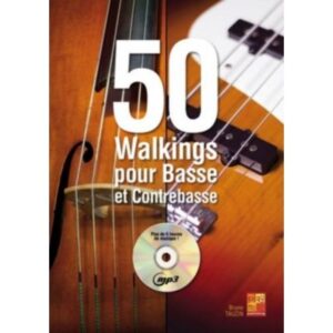 Tauzin Bruno - 50 Walkings Pour Basse et Contrebasse + CD