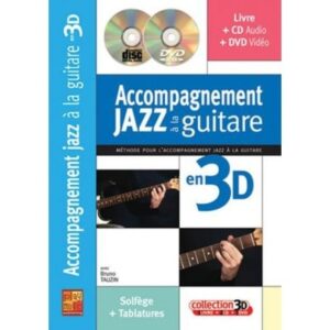 Tauzin Bruno - Accompagnement Jazz A La Guitare En 3D + CD + DVD