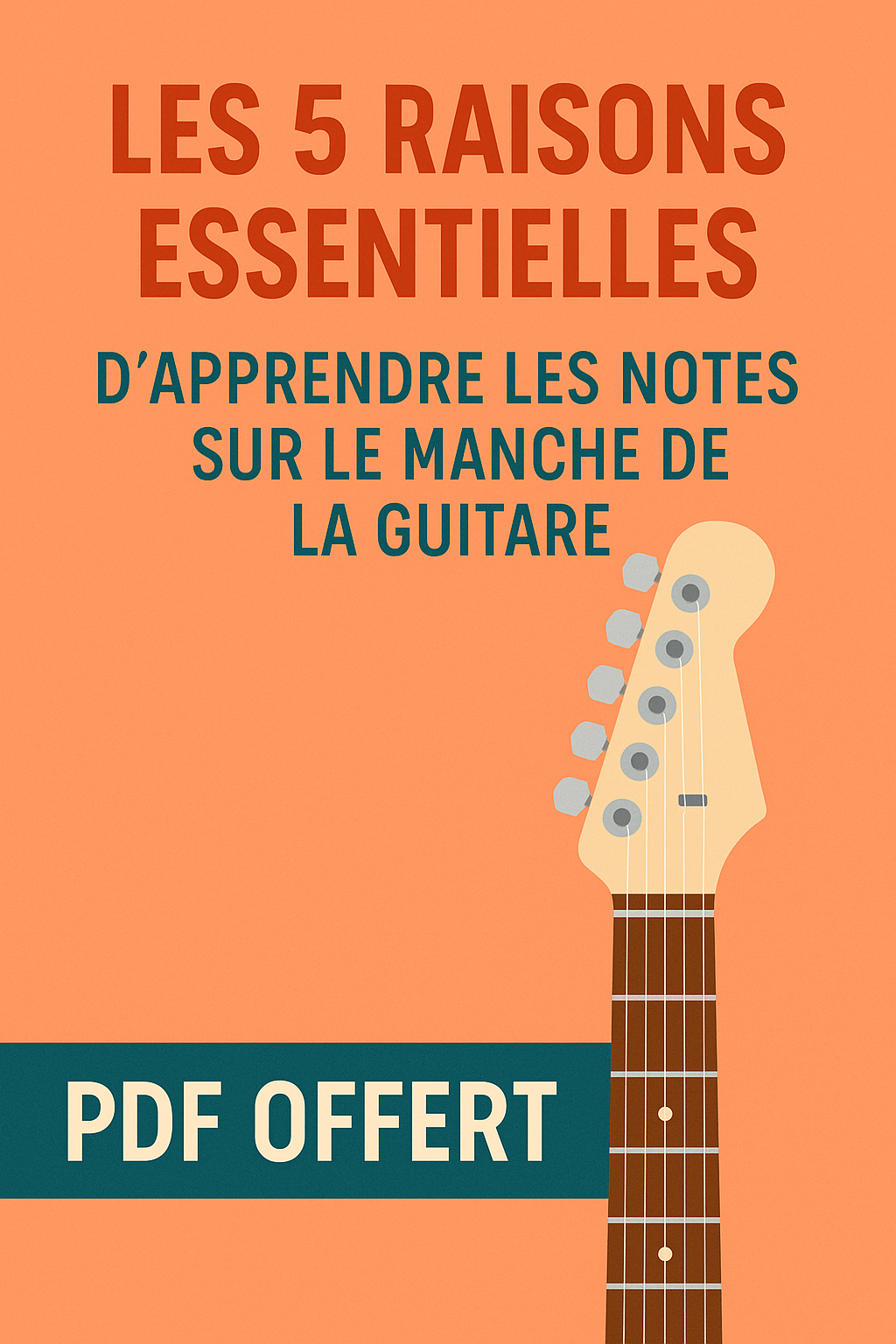 5 raisons d'apprendre les notes sur le Manche de la guitare