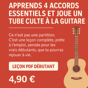 4 Accords un tube à la guitare