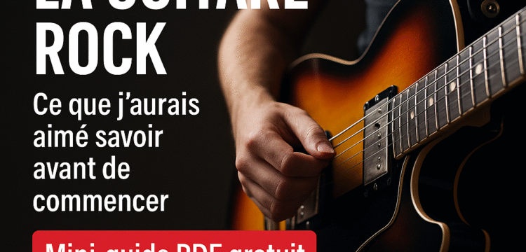 Guide gratuit débuter la guitare rock