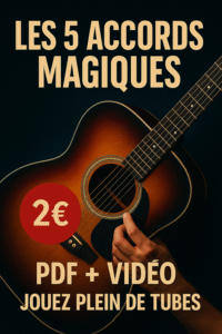 Jouez plein de tubes à la guitare