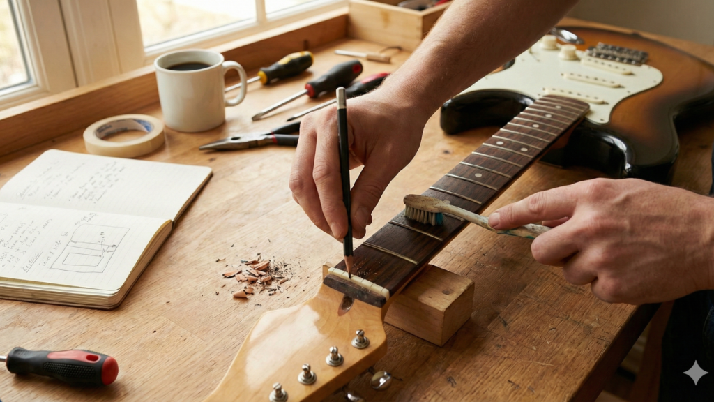 Pourquoi votre Guitare Frise ou sonne Faux ?