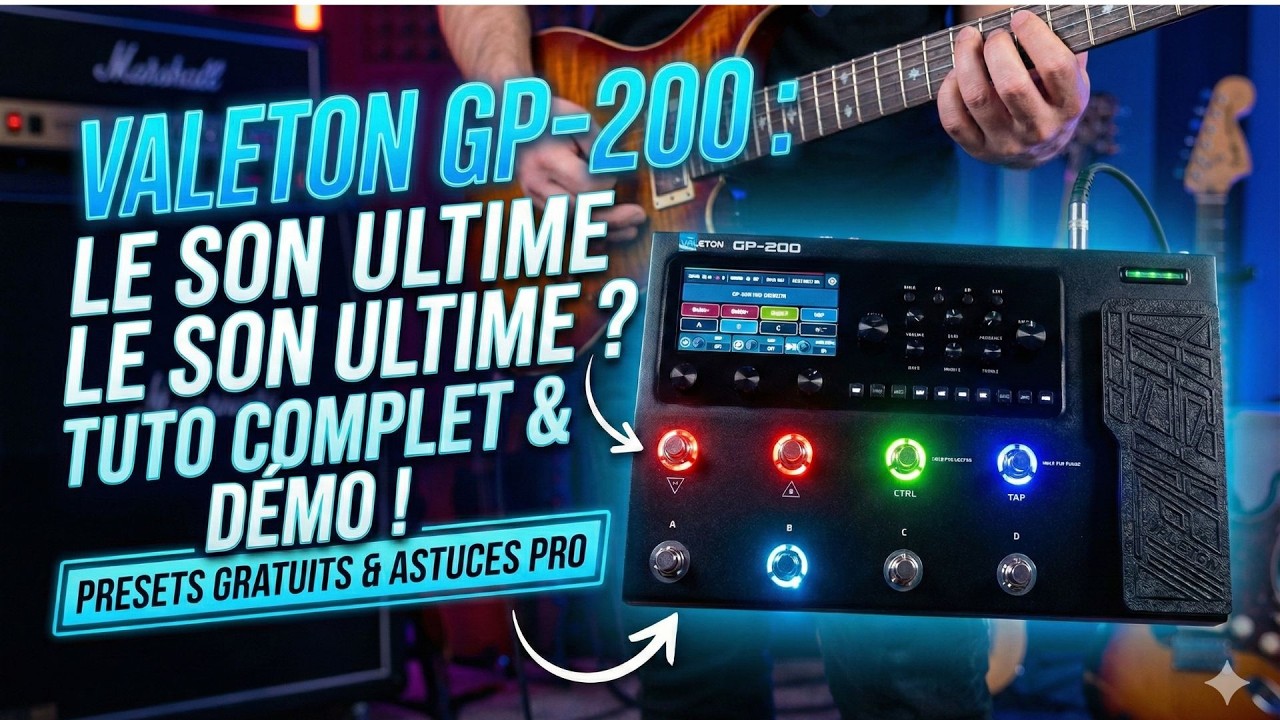 Le son live de Def Leppard preset Valeton GP 200