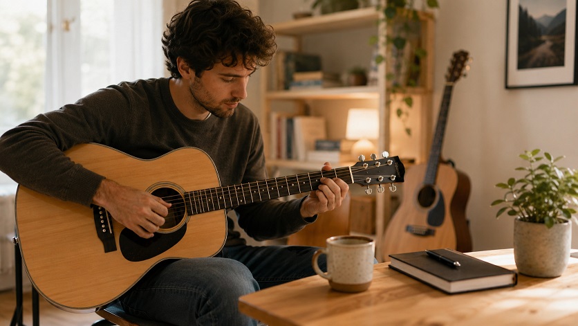 Débuter la guitare sans se disperser