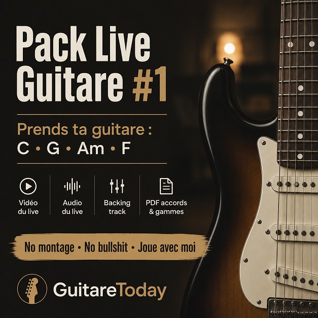 Pack tuto live guitare