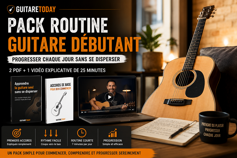 Pack Routine Guitare Débutant