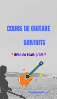 Cours de guitare gratuits avec de vrais profs